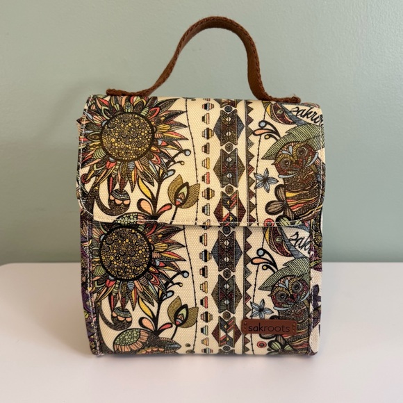 Sakroots Other - Sakroots Insulated Lunch Bag Owl & Floral Print Unisex